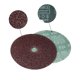 thumbnail image 4 of Discos de resina de óxido de 24 granos Uxcell con agujero central, discos de lijado y pulido de aluminio marrón, 10 piezas, 4 of 4