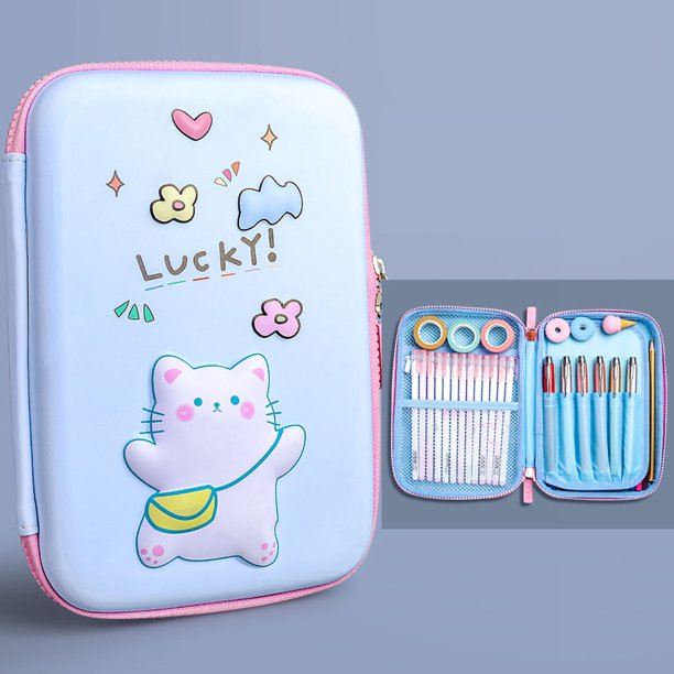 Estuche para lápices para niños, estuche para lápices, caja de papelería, útiles escolares, estuche para lápices, diseño revolucionario