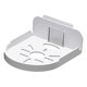 thumbnail image 1 of Estante de pared flotante acrílico, estante para cámara, estantes colgantes, organizador, enrutador, estante para dormitorio, ventanas, hogar, oficina Blanco CUTICAT Estante de soporte flotante, 1 of 7