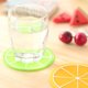 thumbnail image 3 of Posavasos absorbentes de colores para bebidas de 6 piezas, juego de posavasos para bebidas, posavasos de frutas para niños, mesa de café, 3 of 7