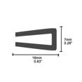 thumbnail image 2 of Car Truck RV Boat 5/8"x1/16" Rubber Edge Trim Moulding Strip Seal Black U Channel #58 (100ft), 2 of 3