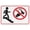 Warning Sign 1, variant on No Parking Turning Bay Sign Funny Decor For House Door Office Business Yard,Metal Aluminum Rust Free Sign - 8"x12", Pre-Drilled Holes, Weather Resistant