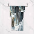 thumbnail image 5 of Wolves in Winter Snow 3-Piece Towel Set,Soft Absorbent Quick Dry Bath Towels Sets,1 Bath Towel,1 Hand Towel,1 Washcloth,for Bathing Home Hotel Gym Spa Wash cloth, 5 of 7