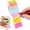 Yellow, variant on Colored Labels Tape Stickers, Removable Moving Box Tags, Rectangle Adhesive with Grip, Solid Color Marker, Organization Identification Tape for Boxes and Professional Inventory Marking