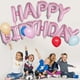 thumbnail image 4 of Globos de feliz cumpleaños, pancarta con letras en 3D y lámina de mylar, decoración inflable para fiestas y eventos para niños y adultos, reutilizable, ecológica y divertida, 4 of 6