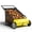Yellow, variant on QinaQin 21 Inch Push Lawn Sweeper with 7 Cu Ft Hopper, Adjustable Brushes and Steel Frame for Leaves and Grass Collection