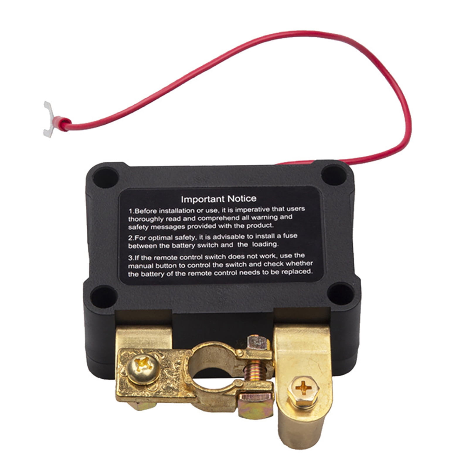 CSYANXING 12V Remote Control Car Battery Kill Switch 240A with LED Voltage Auto Disconnect to Prevent Battery Drain