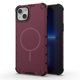 thumbnail image 1 of For iPhone 14 Funda [Compatible con Airbag de Grado Militar MagSafe] Funda Protectora para Teléfono de Color Sólido Anticaída, Rojo Vino, For iPhone 14, 1 of 6