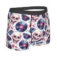 thumbnail image 3 of Daiia record rock music Skull Men's Underwear Boxer Briefs, Cotton Stretch Moisture-Wicking Underwear-Small, 3 of 9