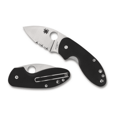 Spyderco Insistent Folder 2.48 in Combo Blade G-10 Handle