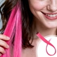 thumbnail image 4 of 22 Inch Straight Clip In Synthetic Fiber Hair Extensions for Party Wigs, 4 of 4