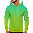 thumbnail image 1 of QIPOPIQ Sweat à Capuche Dégradé pour Hommes Manches Longues Athlétique en Solde, 1 of 5