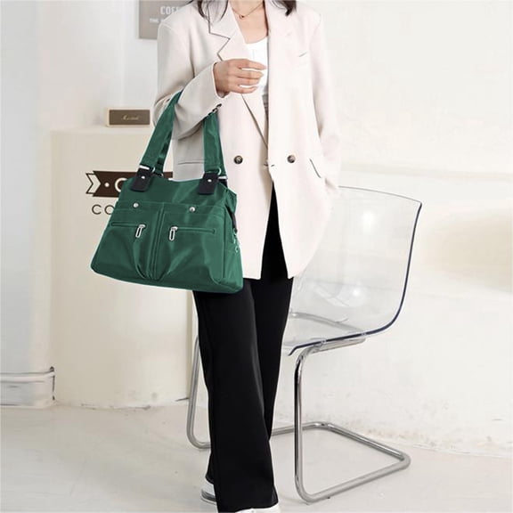 Nylon Handtassen Voor Dames Waterdichte Nylon Reistas Pocketbooks Lichtgewicht Pocketbooks Draagtas Voor Mannen Vrouwen Multi Pocket Nylon Shoulder Bag