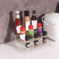 thumbnail image 4 of Estantes escalonados para armarios: almacenamiento de despensa de cocina Frees Tanding para latas, frascos y latas: para exhibidores de despensas, 4 of 6