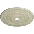 thumbnail image 3 of Ekena Millwork 26 3/4"OD x 3 5/8"ID x 1 1/8"P Leaf Ceiling Medallion (Fits Canopies up to 3 5/8"), Hand-Painted Clear Yellow, 3 of 5