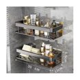 thumbnail image 2 of 2pcs Bathroom Shelf No Drilling Wall Mounted Corner Shelf Shower Storage Rack Console Toilet Makeup Organization, 2 of 5