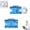 B, variant on ECG 7 Step Ruler, 7 Step Ruler Ruler Ruler Measuring Tool 7 Step Ruler For /EKG Interpretation Transparent EKG Calipers Measuring Tool Easy To Carry Ruler Follow A 7 (1PC)