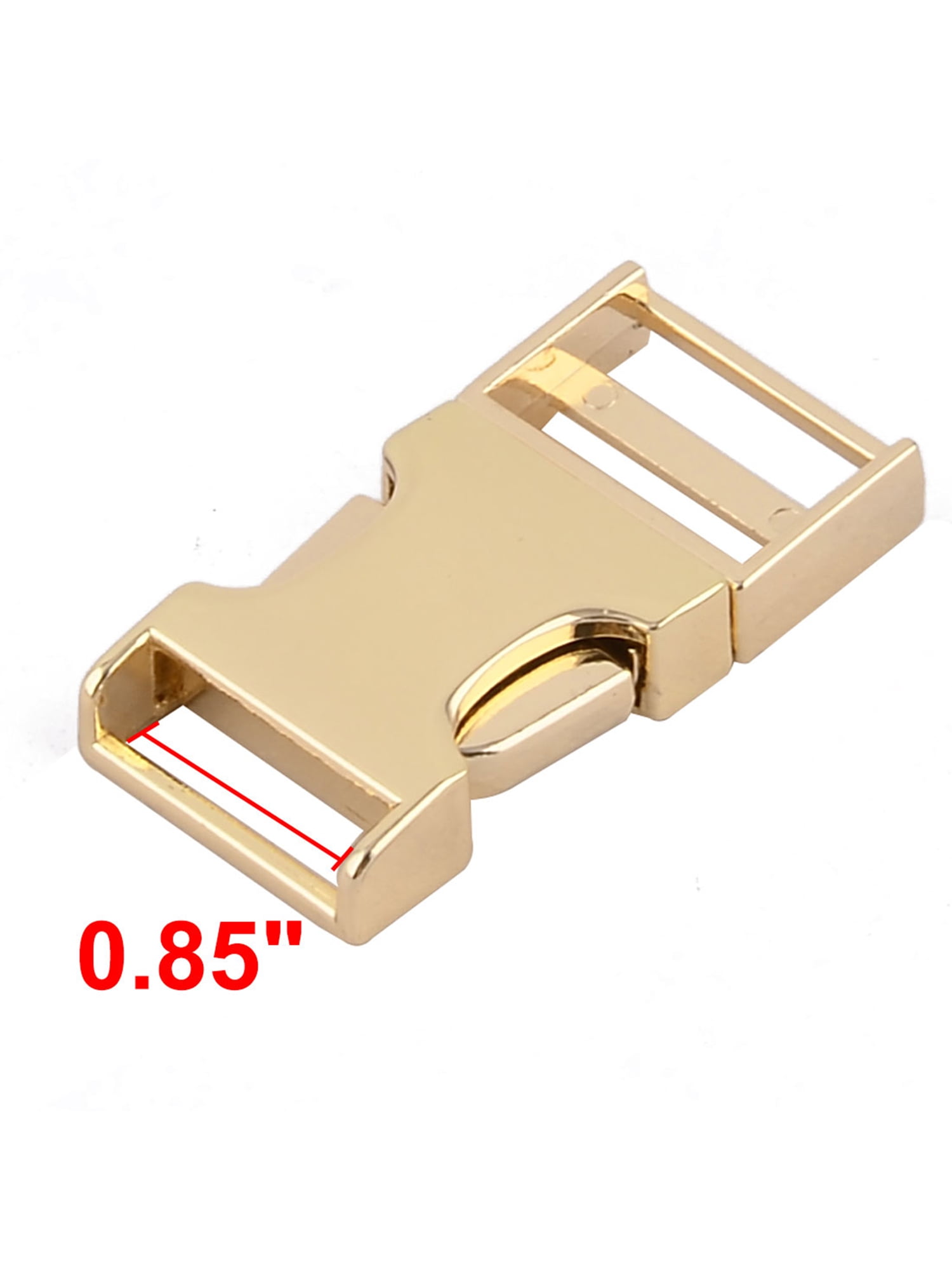 gold side release buckle