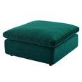 thumbnail image 4 of Accent Chair Ottoman, Velvet, Green, Modern Contemporary Urban Design, Living Lounge Room Hotel Lobby Hospitality, 4 of 7