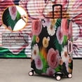 thumbnail image 4 of Pioneer Flower Floral Print Pattern Luggage Cover Fashion Suitcase Cover Baggage Covers Fit 25-28 Inch Luggage (Go Travel), 4 of 5