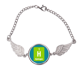 thumbnail image 1 of H. Elemento químico de hidrógeno ciencia Pulsera pulsera pulsera alas de ángel pulsera, 1 of 3