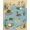 Blue, Pattern 7, variant on ODIKA 8'x10' Washable Area Rug Durable, Non-Slip Blue Green Pastel and Nature Scene Design Illustrative Pond Life with Ducks Turtle for Living Room, Under Sectional, Family