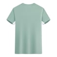 thumbnail image 4 of pstuiky camisetas de hombre, Blusa deportiva informal de color liso con cuello redondo y manga corta elástica para hombre ropa de hombre xxxl, 4 of 6