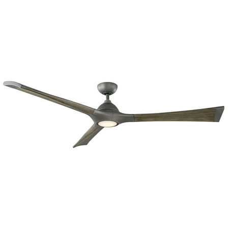 Modern Forms Woody 72 Woody 72" 3 Blade Indoor / Outdoor Smart Led Ceiling Fan