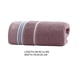 thumbnail image 3 of Toalla hilada de algodón, muy absorbente y suave al tacto, ideal para baño, spa, gimnasio y rostro., 3 of 8
