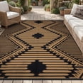 thumbnail image 1 of RESARE-Outdoor Rug-Patio Rug 5x8 ft Boho Waterproof Outdoor Carpet RV Deck Camping Portable Boho Rugs for Outdoor Area Rug Picnic Backyard, 1 of 3