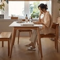 thumbnail image 4 of Wood Balcony Hallway Dining Table Nail Living Room Centerpiece Bistrot Coffee Tables Nordic Newclassic Mesas De Jantar Furniture My Lux Decor Round, 4 of 29