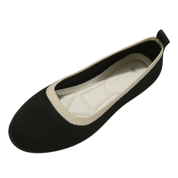 Women's Flower Pointed Suede Flat Shoes Pointed-Toe Elegant Ballet Flats with Buckle Strap Classic Low Heel Mule Shoes
