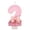 B, variant on Birthday Number Candle, Party Festival Cake Decoration Candle for Baking Cake Topper for Celebration Event Dessert Table