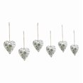 thumbnail image 4 of Vhc Brands Cottage Neutral Floral Metal Ornament Set Of 6 - 4 Inch, 4 of 6