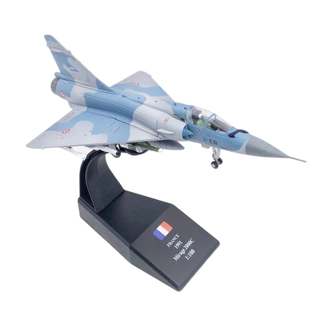 Tholdsy 1/100 2000 Fighter Aircraft Model with Stand Display Decoration Juegos de césped