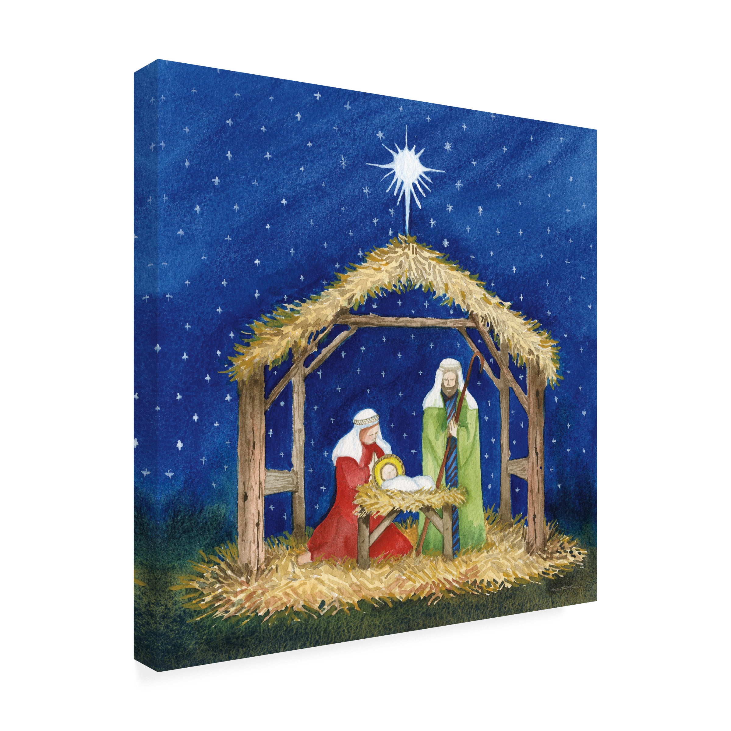 Kathleen Parr McKenna 'Christmas in Bethlehem III' Canvas Art