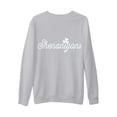 thumbnail image 4 of Charella Sweatshirts for Women St Patricks Day Decorations Long Sleeve Crewneck Tops 2024 Trendy T-shirt,Gray,L, 4 of 5