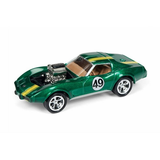 1975 Chevy Corvette, Metallic Forest Green - Round 2 JLSF009/48A - 1/64 ...