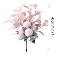 thumbnail image 3 of BKER Simulation Flower Table Tennis Chrysanthemum Bouquet Home Decoration, 3 of 5