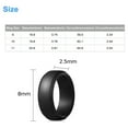 4pcs Soft Silicone Wedding Rings for Men, EEEkit Engagement Rings, Safe