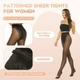 thumbnail image 3 of Manzi Polka Dot Tights for Women Patterned Stockings 20D Sheer High Waist Pantyhose, 3 of 8