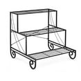 thumbnail image 3 of Resenkos Raised Planter Stand, Large Space Flower Rack Shelf, 3 Tier Outdoor Metal Garden Planter Holder Shelf, 3 of 12