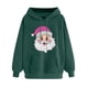 thumbnail image 1 of WILLBEST Sudadera Navideña para Mujer con Estampado Navideño, Cuello Redondo y Manga Larga, Estilo Casual y con Capucha Chica​​, 1 of 3