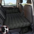 thumbnail image 4 of Car Inflatable Air Mattress, Portable Backseat Sleeping Bed with Pillows for SUV, Sedan, Travel Camping, Gray, 4 of 16