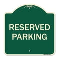 thumbnail image 1 of SignMission A-DES-G-1818-9766 18 x 18 Po Signe de la Série Designer - Parking Réservé 1, 1 of 1