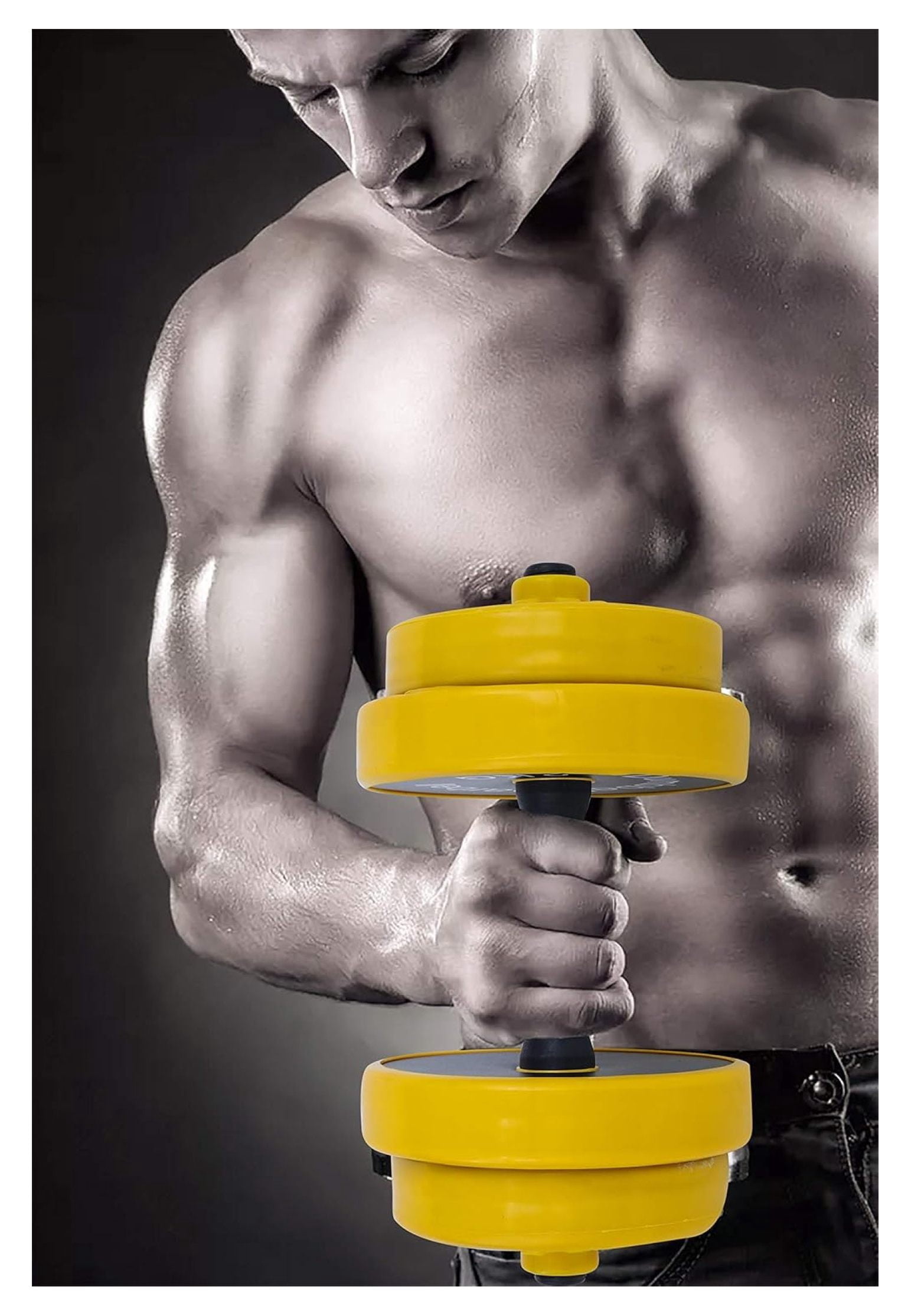 Adjustable Dumbbell Set 20-40-50-70LB, 3-in-1 Weights Kettlebell Set, Non-Slip Home Gym Weight Set