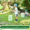 thumbnail image 4 of Tutuviw 2 Pcs Insect and Butterfly Habitat Cage Terrariums with 2 Pcs Bug Catcher, Pop-up Insect Mesh Cage,Caterpillar Enclosure,Monarch Habitat Terrarium,Butterfly Kit,Nature Exploration Toy(Green), 4 of 8