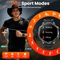 thumbnail image 6 of Men’s military smartwatch, 1400mAh battery, LED light, compatible with Android and iPhone , Fitness tracker, 1.7-inch, Making/Receiving calls, over 100 sports modes, IP68.smartwatch gift, 6 of 8
