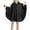 01_Black, variant on QUOTAY Girls Solid Color Daily Use Hooded Rain Ponchos with Backpack Space Lightweight Comfortable for Ages 3-14 Years 01_Green,L