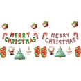 thumbnail image 4 of Christmas Party Balloons Banner Xmas Tree Santa Claus Shapes Non-Toxic Decor, 4 of 6
